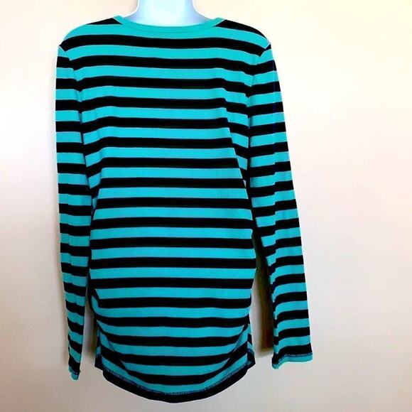 Liz Lange Maternity for Target Women Green Thermal Top L - Picture 6 of 9